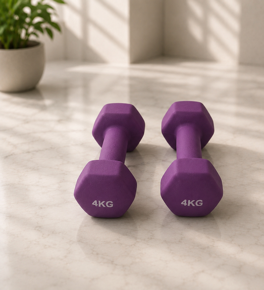4 KG Purple Dumbbell Pair Set