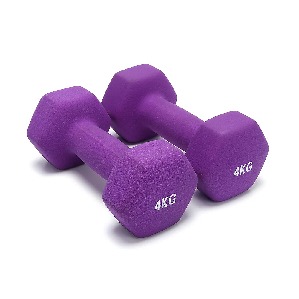 4 KG Purple Dumbbell Pair Set